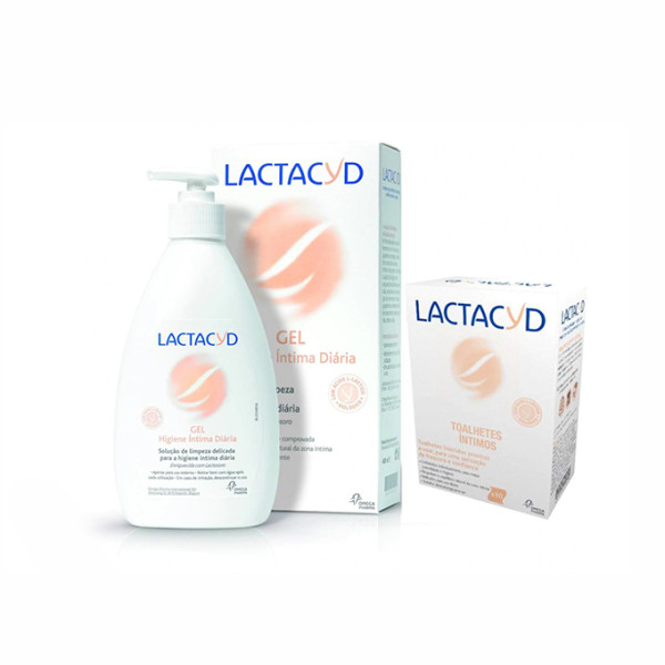 Lactacyd Intime Gel 400 ml + 10 Lingettes d'Hygiène Intime
