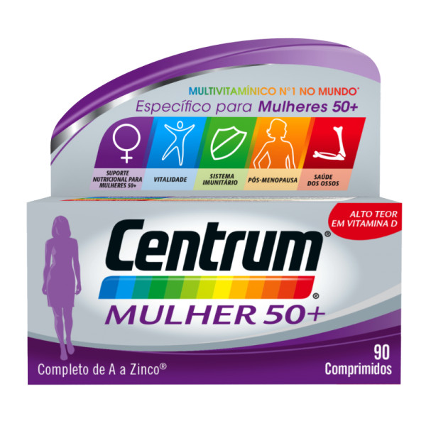 Centrum Select 50+ Femme Comprimés Enrobés 90 unités.
