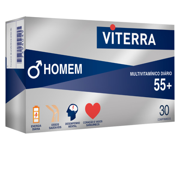 Viterra 55+ Homme Comprimés Enrobés x30