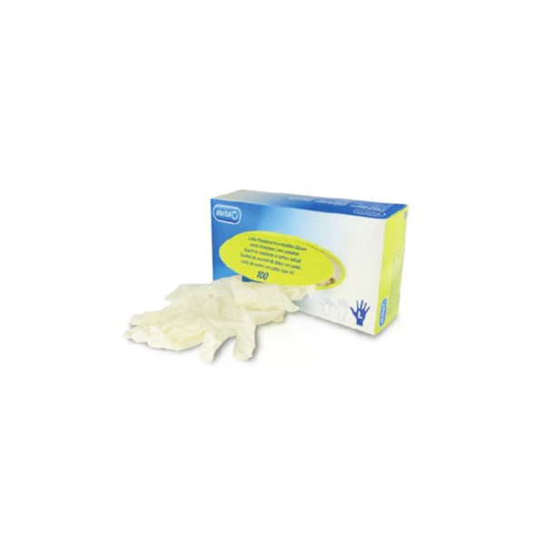 Alvita Gants en Latex avec Poudre Taille L x 100 Unités