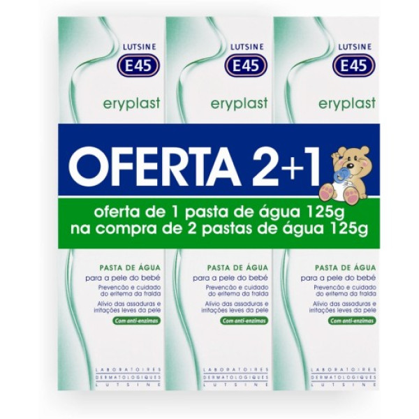 Lutsine E45 Eryplaste Trio Pâte d'Eau 3x125gr