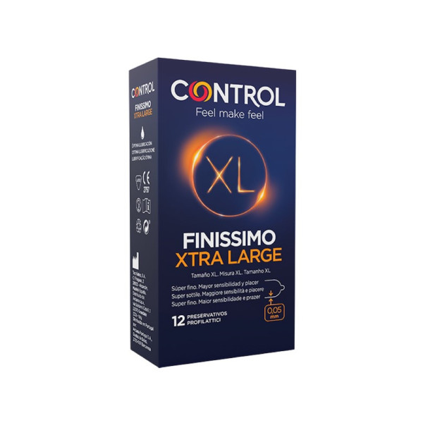 Contrôle Finissimo XL préservatifs x12