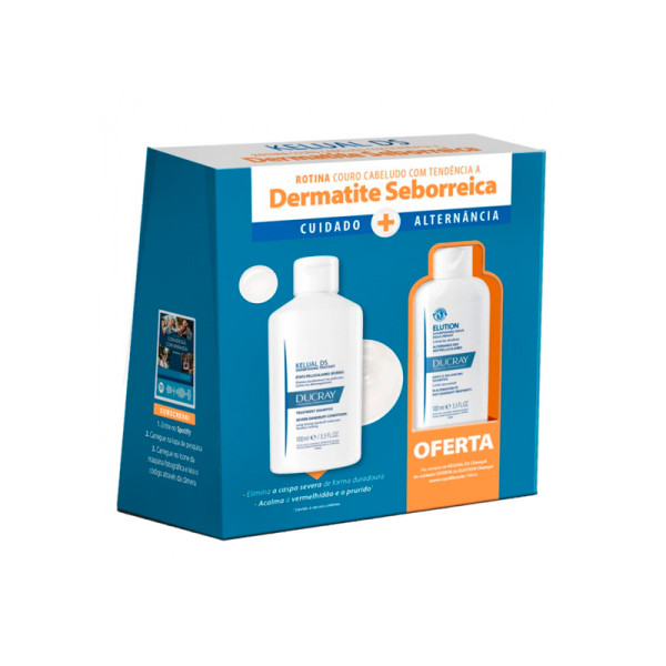 Ducray Kelual DS Shampooing Soin 100ml + Offre Shampooing Elution 100ml