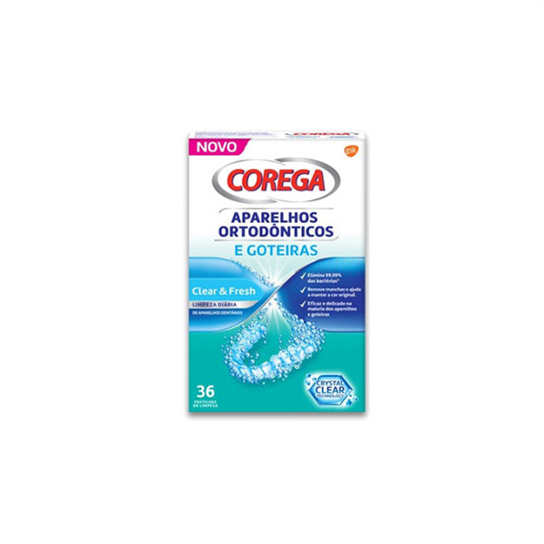 Corega Orthodontic Cleaning Tablets x 36