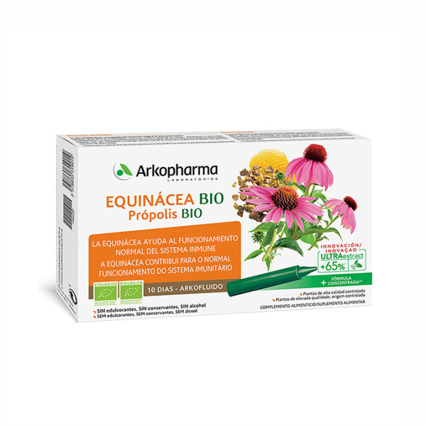 Arkofluido Échinacée + Propolis BIO x 10 ampoules