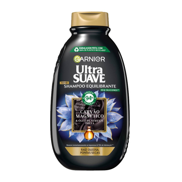 Garnier Ultra Doux Shampooing au Charbon 400ml