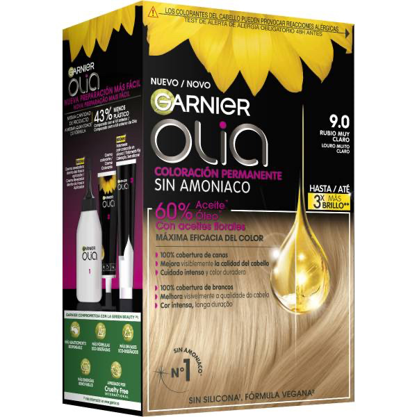 Garnier Olia Coloration Permanente Nuance 9.0 Blond Clair